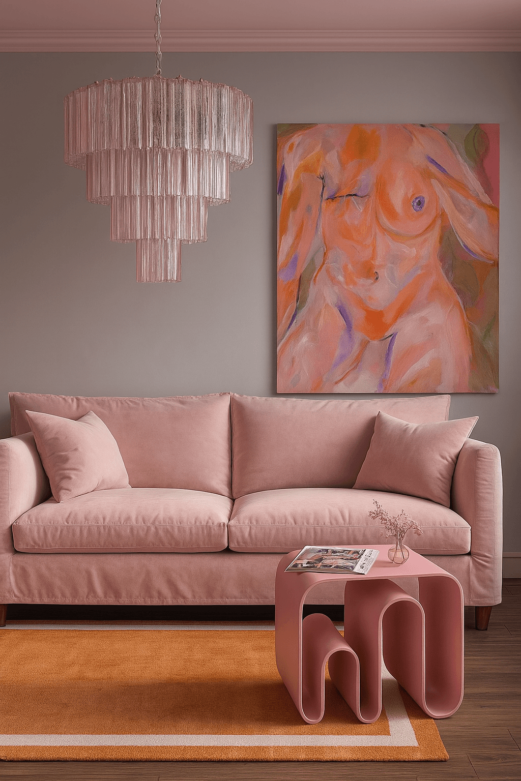 She Carried The Scars Like Bloom Original Painting