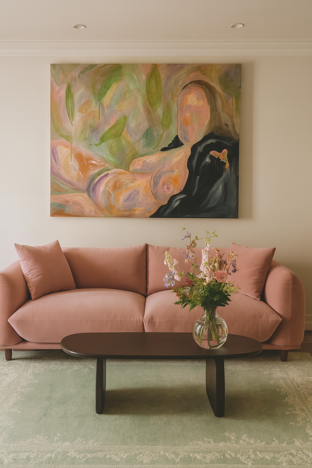 She Lay With Wolves Original Painting