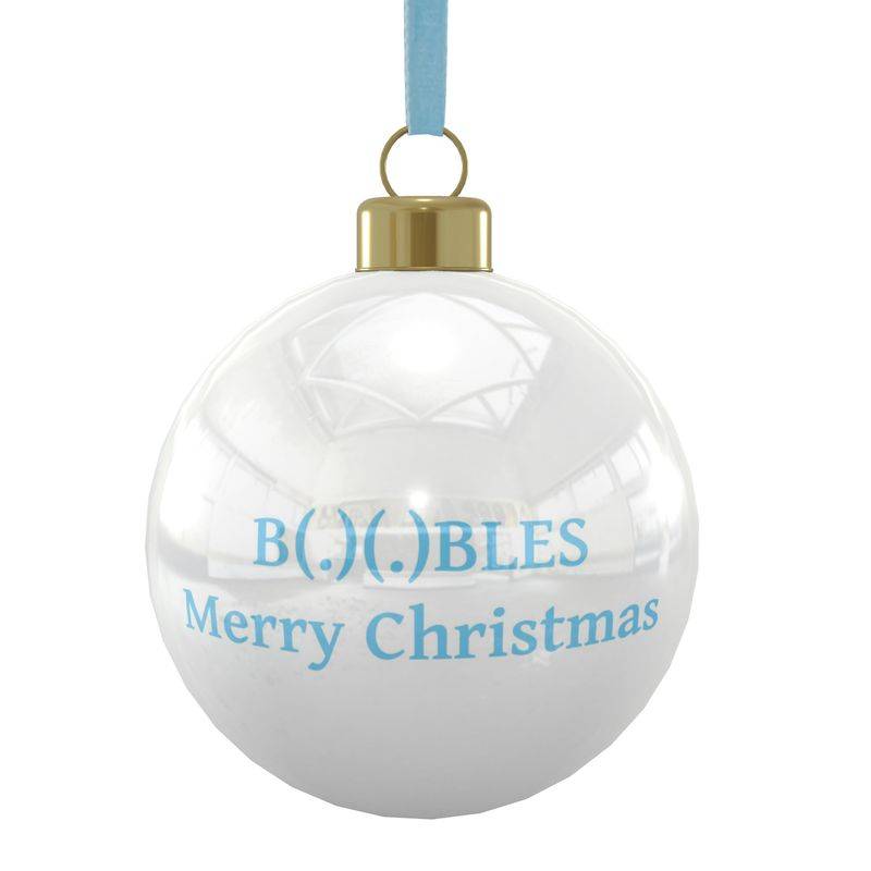 Blue Bone China Booble - Cliodhna Doherty ArtBone China Baubles