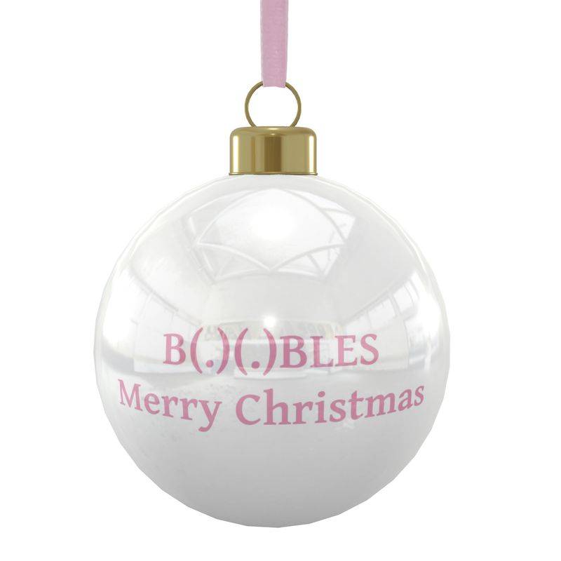 Pink Bone China Booble - Cliodhna Doherty ArtBone China Baubles