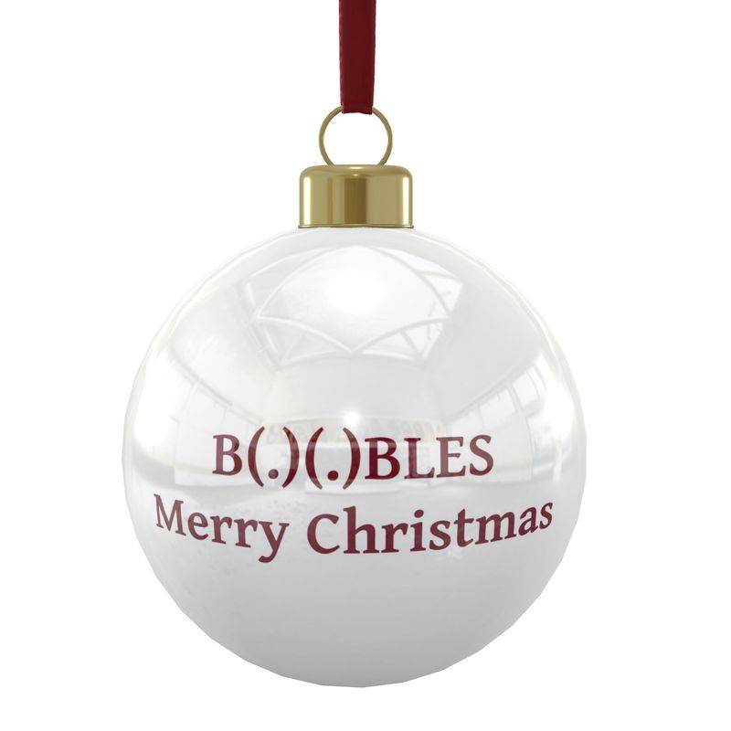 Red Bone China Booble - Cliodhna Doherty ArtBone China Baubles